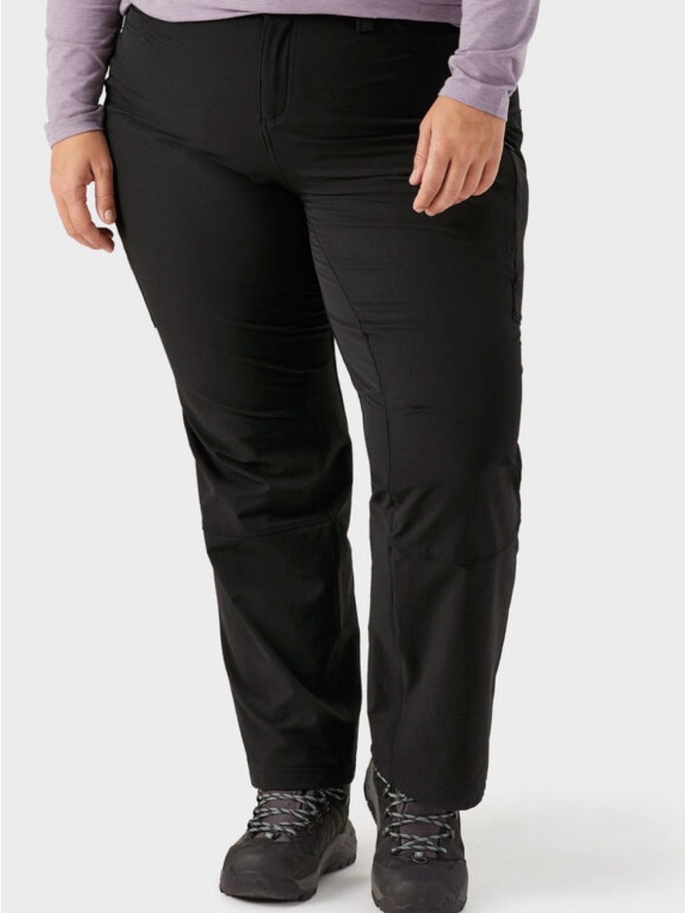 Duluth Flexpedition Bootcut Pants Womens 26W Black Water Repellent Hiking